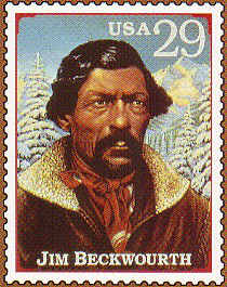 A 29 cent stamp of Jim Beckwourth